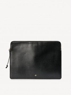 Altri Accessori By Malene Birger Aya Leather Laptop Case Nere | IT_BB86301