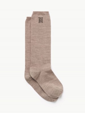 Altri Accessori By Malene Birger Leiann Socks Marroni | IT_BB89584