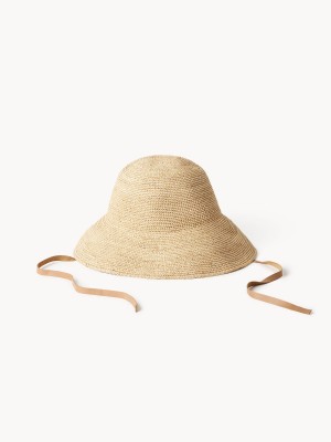 Altri Accessori By Malene Birger Rafiah Straw Hat Corallo | IT_BB12440