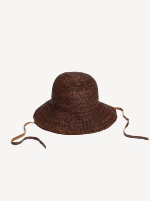 Altri Accessori By Malene Birger Rafiah Straw Hat Bison | IT_BB48064