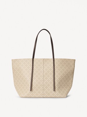 Borse By Malene Birger Abi Printed Tote Feather | IT_BB28382