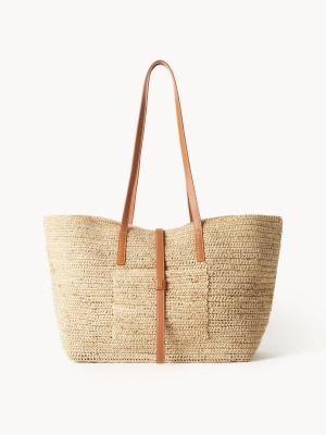 Borse By Malene Birger Palla Straw Tote Corallo | IT_BB79443