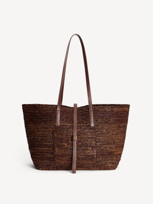 Borse By Malene Birger Palla Straw Tote Bison | IT_BB32224