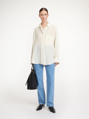 Camicie By Malene Birger Derris Organic Silk Bianche | IT_BB60147