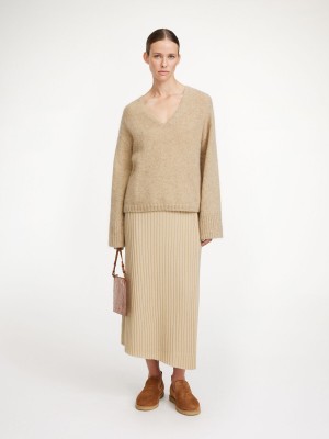 Maglieria By Malene Birger Cimone Sweater Beige | IT_BB46658