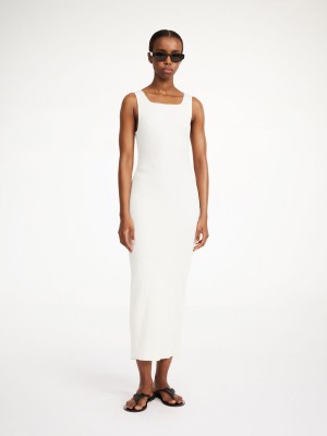 Maglieria By Malene Birger Milelo Maxi Dress Bianche | IT_BB84946