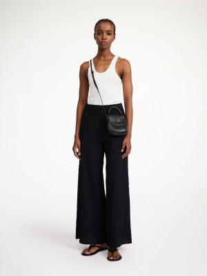 Pantaloni By Malene Birger Campine Wide-leg Nere | IT_BB47889