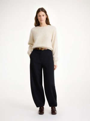 Pantaloni By Malene Birger Carlien Wool Nere | IT_BB77070