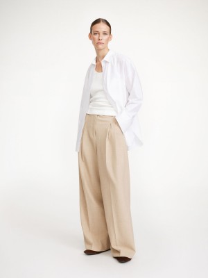 Pantaloni By Malene Birger Cymbaria High-waisted Marroni | IT_BB94802