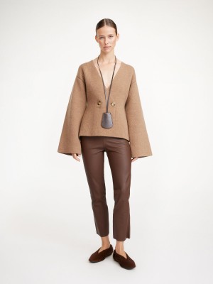 Pantaloni By Malene Birger Florentina Leather Chestnut | IT_BB84034