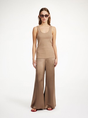 Pantaloni By Malene Birger Lucee Flared Shitake | IT_BB39476