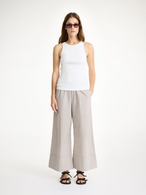 Pantaloni By Malene Birger Luisa High-waisted Marroni | IT_BB46069