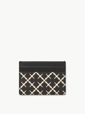 Portafogli e portacarte By Malene Birger Elia Printed Cardholder Nere | IT_BB60091