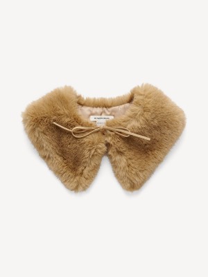 Sciarpe By Malene Birger Cowie Faux Fur Collar Tannin | IT_BB33163