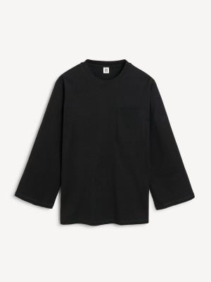 Top By Malene Birger Fayeh Oversized Longsleeve Nere | IT_BB37348