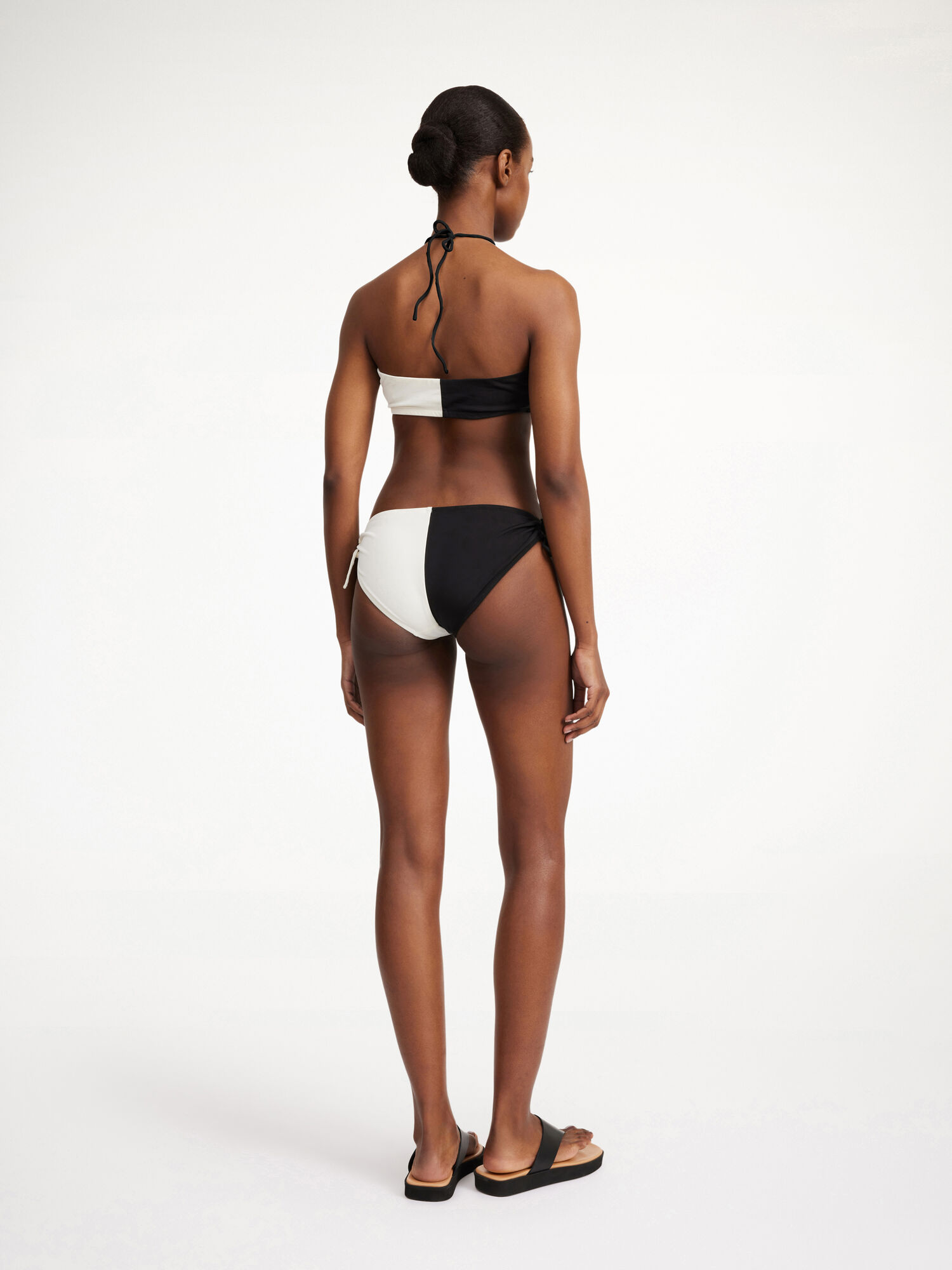 Abbigliamento Nuoto By Malene Birger Seabay Low Bikini Bottoms Nere Bianche | IT_BB43500