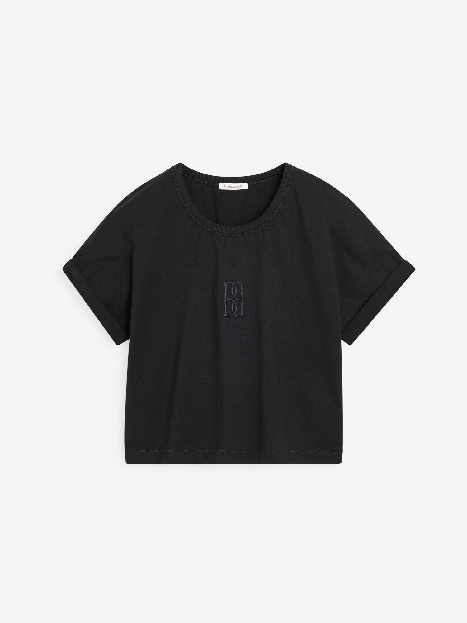 Abbigliamento sportivo By Malene Birger Hedalia Organic Cotton T-shirt Nere | IT_BB24822