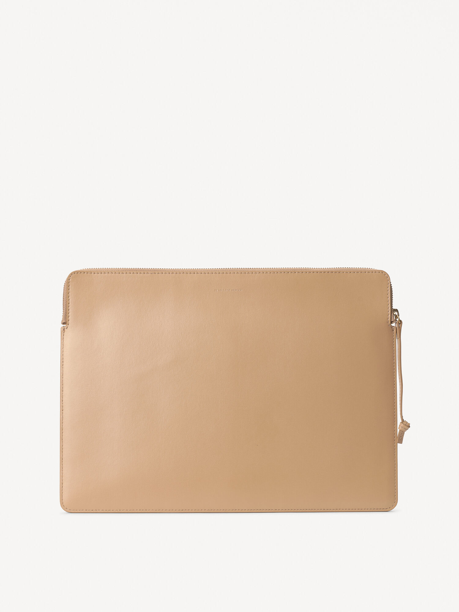 Altri Accessori By Malene Birger Aya Leather Laptop Case Sabbia | IT_BB40007