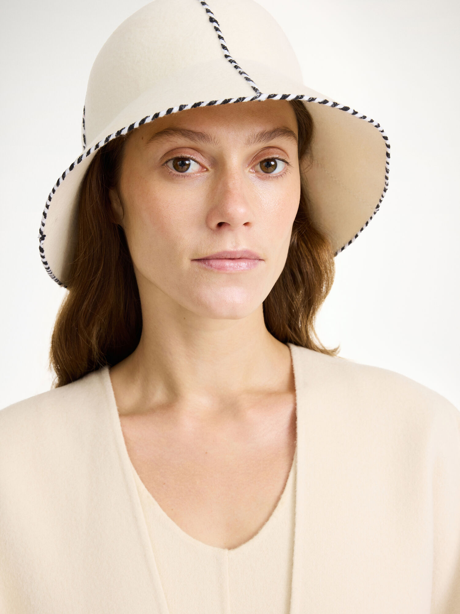 Altri Accessori By Malene Birger Ilmura Wool Hat Oyster Gray | IT_BB89759