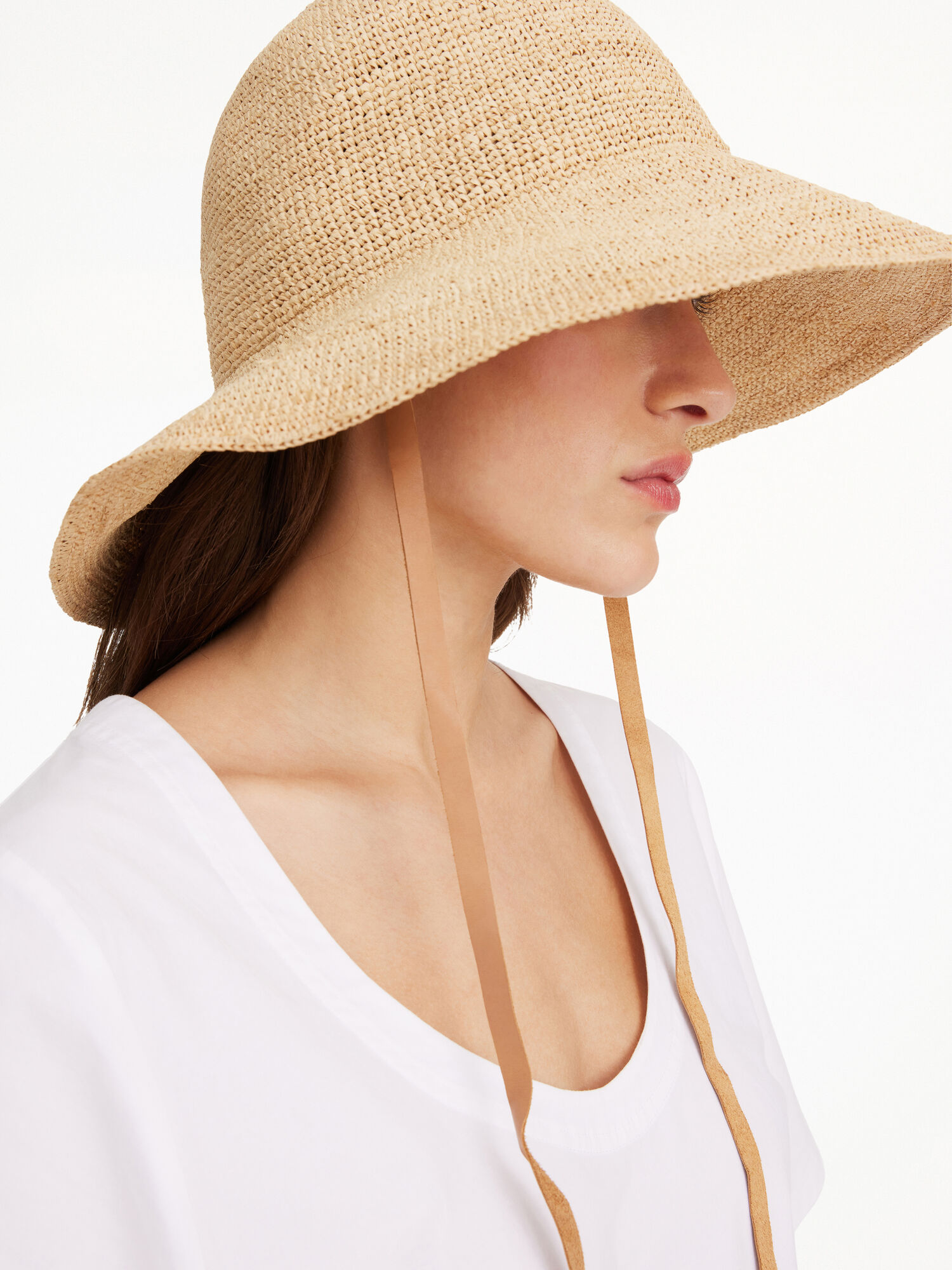 Altri Accessori By Malene Birger Rafiah Straw Hat Corallo | IT_BB12440