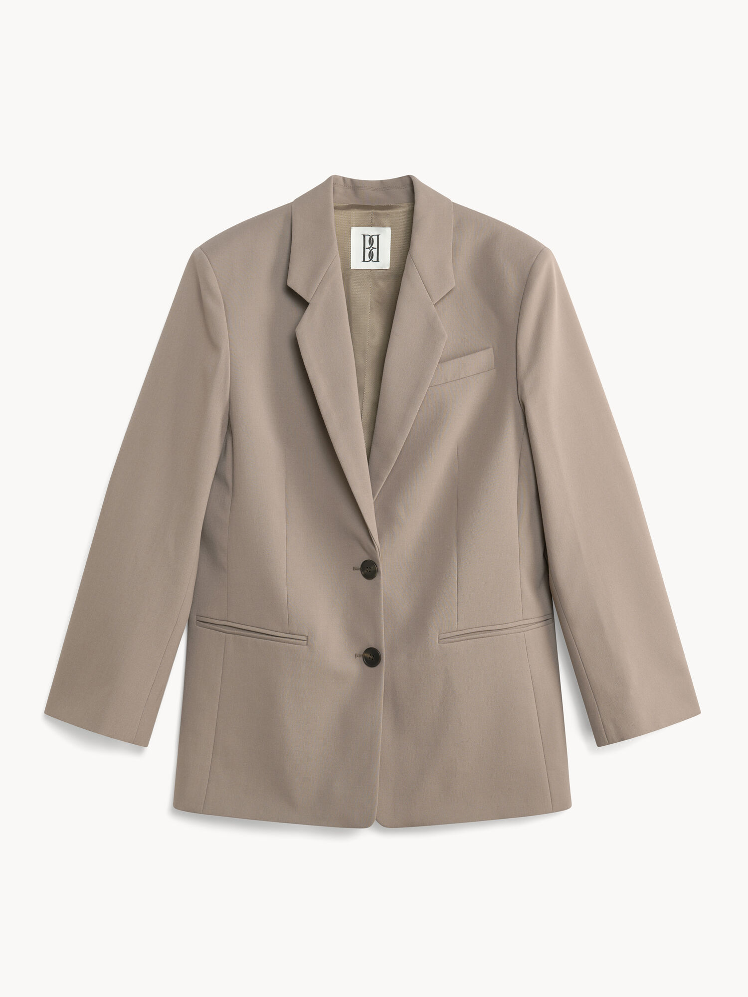 Blazer By Malene Birger Ophie Single-breasted Shitake | IT_BB22501