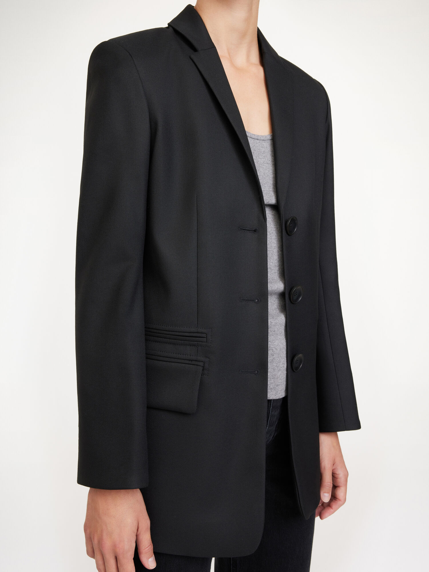 Blazer By Malene Birger Porter Nere | IT_BB46252