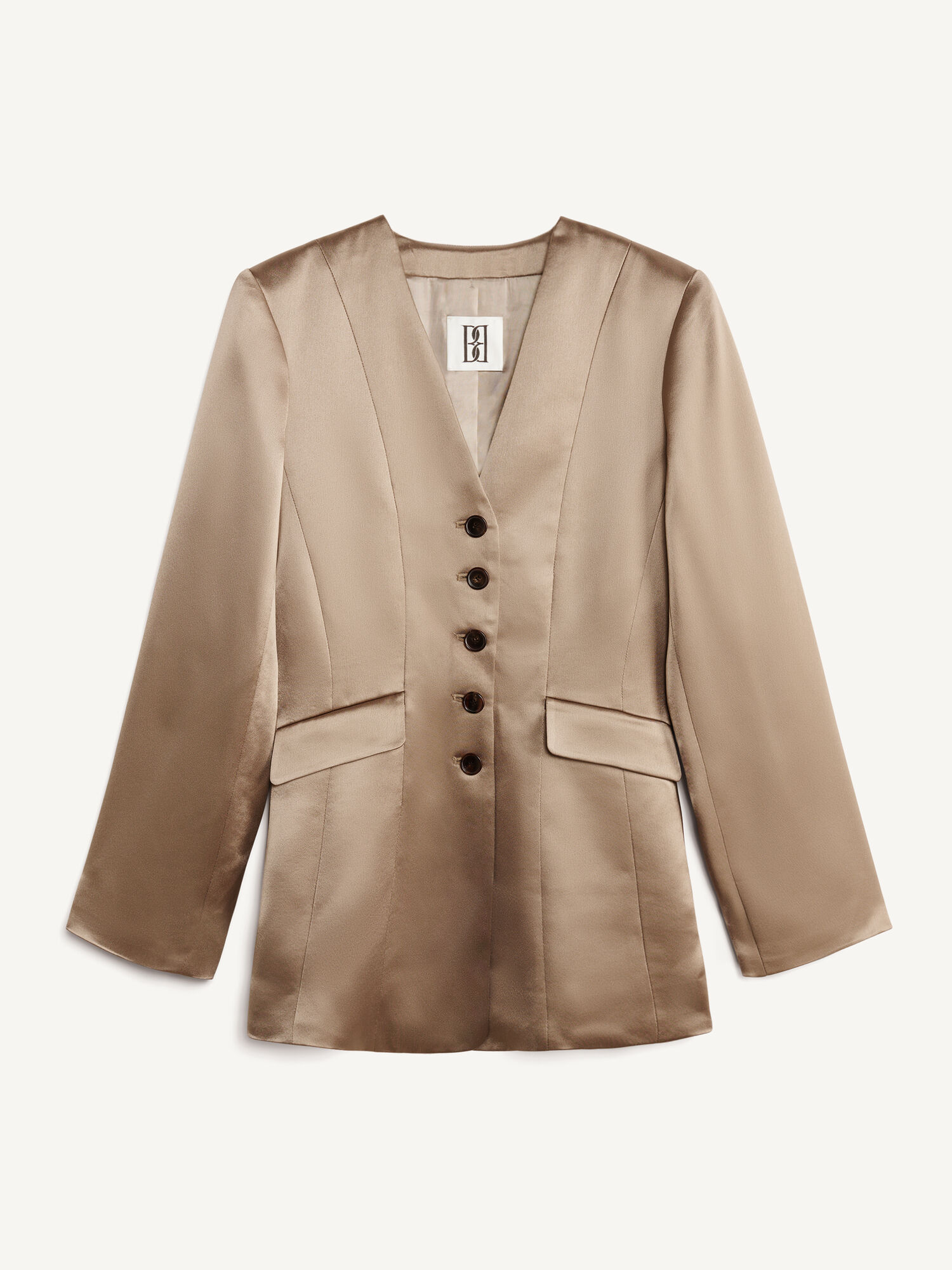 Blazer By Malene Birger Rinnah Single-breasted Shitake | IT_BB82265