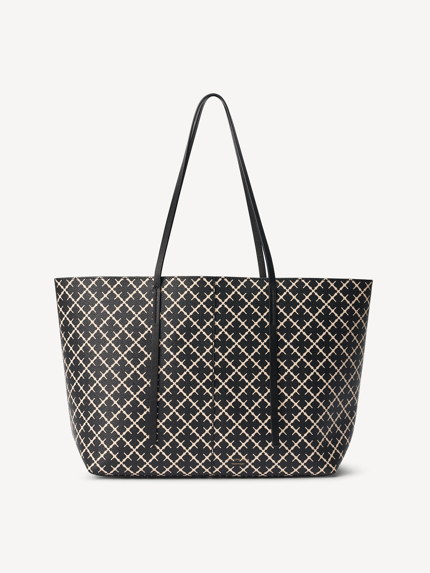 Borse By Malene Birger Abigail Printed Tote Nere | IT_BB60353