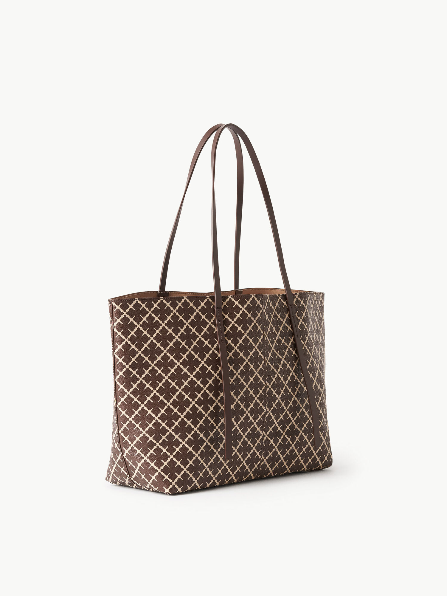 Borse By Malene Birger Abigail Printed Tote Marroni | IT_BB61500