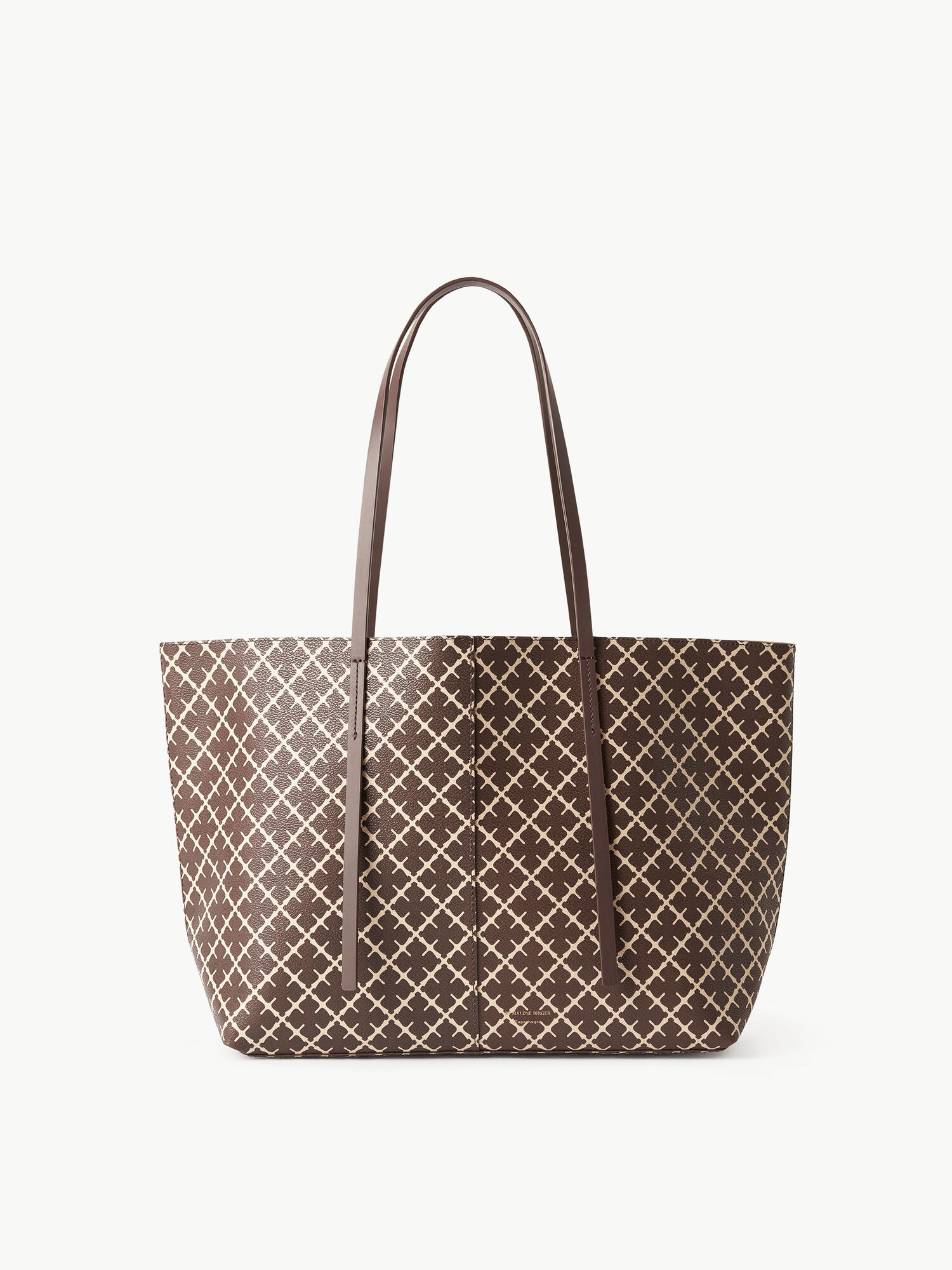 Borse By Malene Birger Abigail Printed Tote Marroni | IT_BB61500