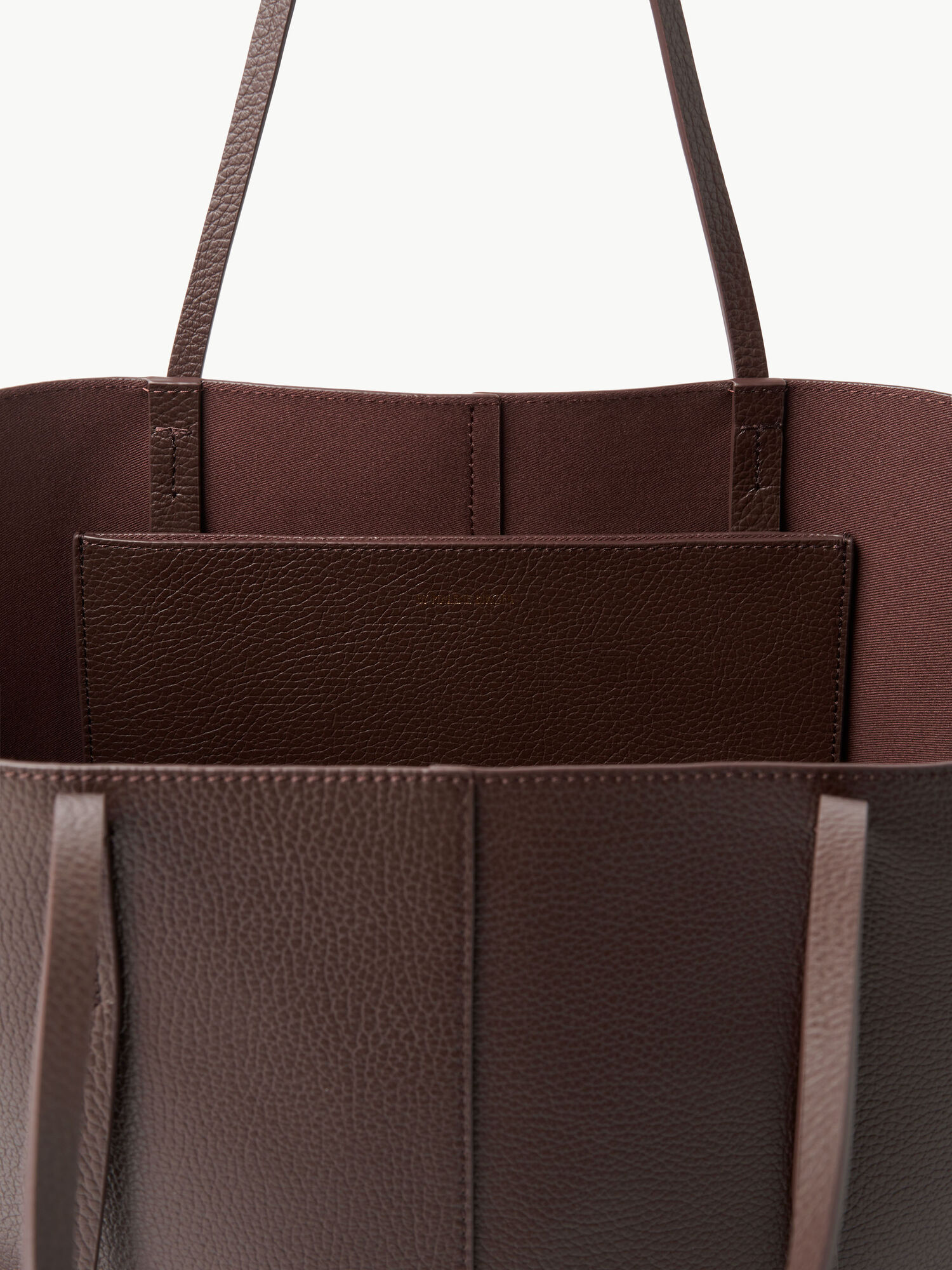 Borse By Malene Birger Abilla Leather Tote Caffè | IT_BB37088