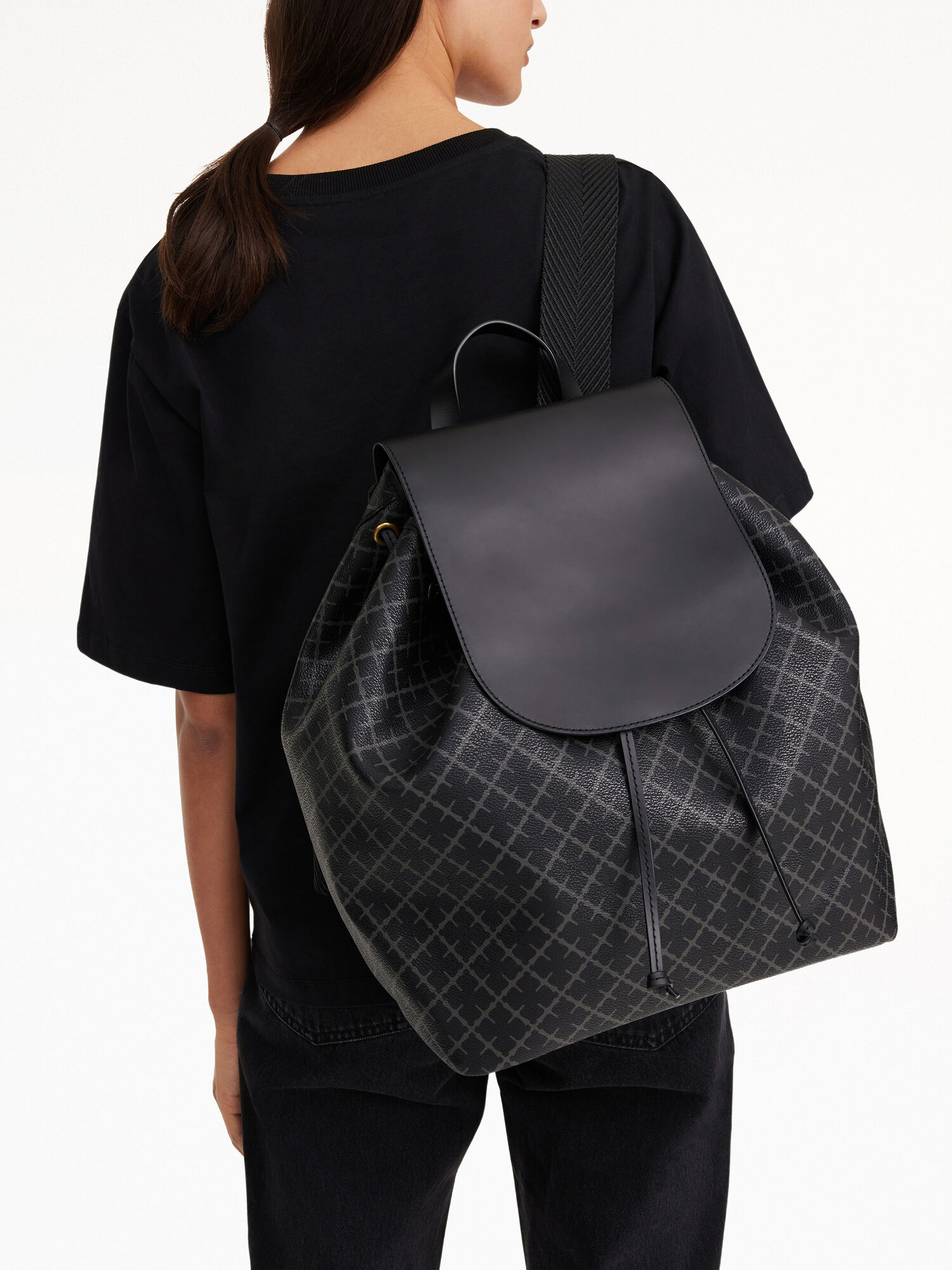 Borse By Malene Birger Loenlo Backpack Charcoal | IT_BB81577