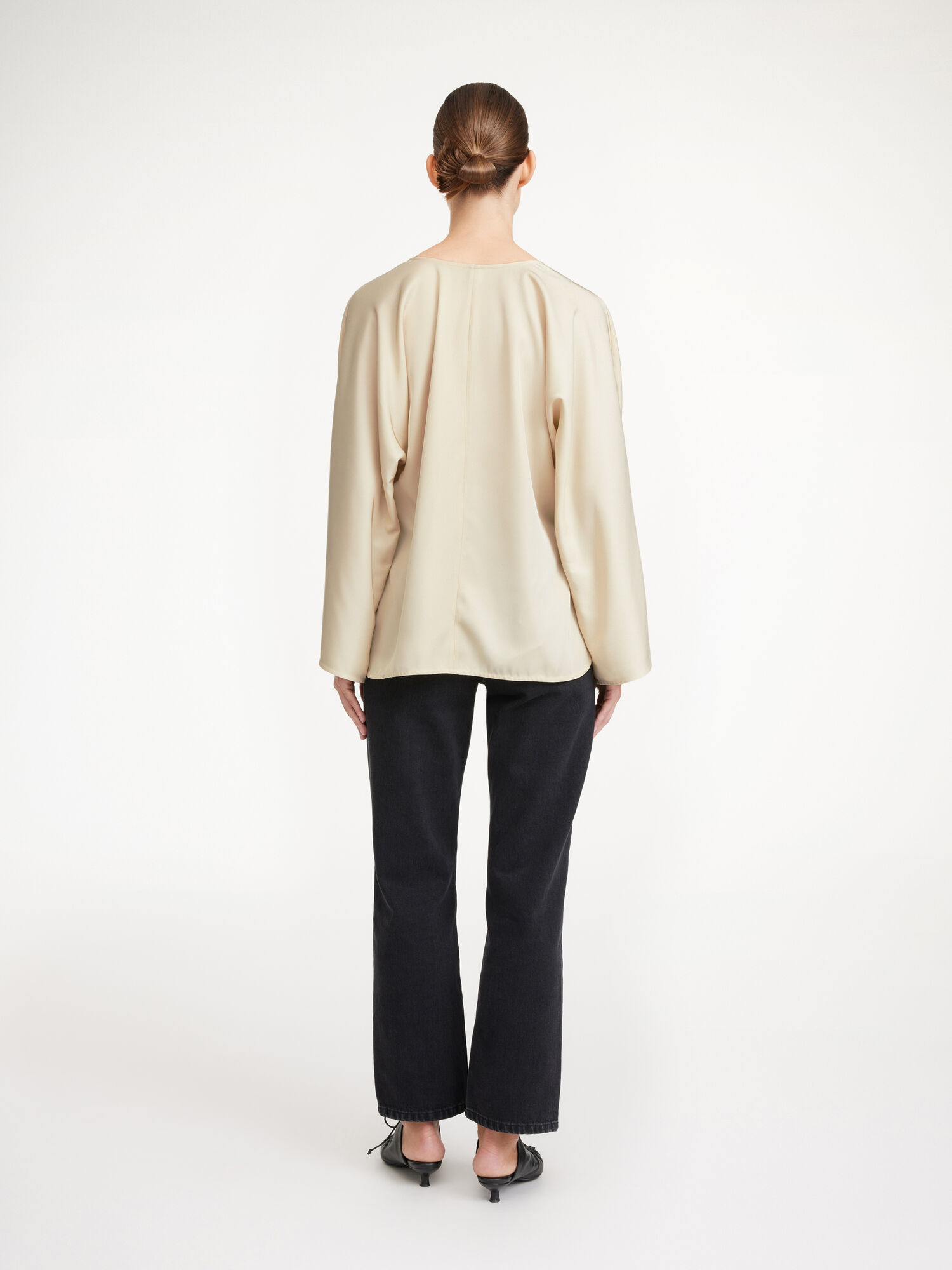 Camicie By Malene Birger Calias Tunic-style Blouse Crema | IT_BB41824