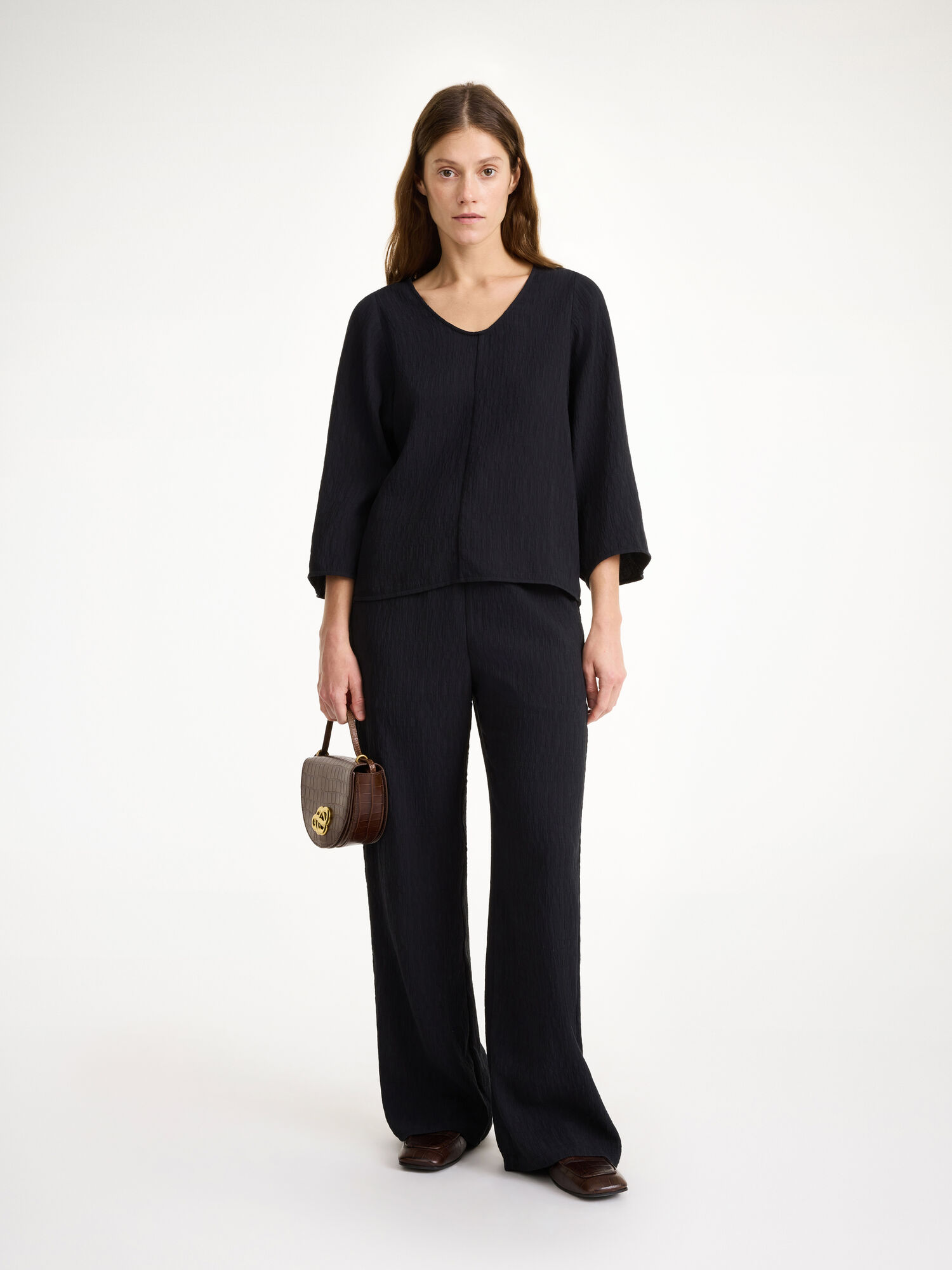 Camicie By Malene Birger Calyas Blouse Nere | IT_BB12605