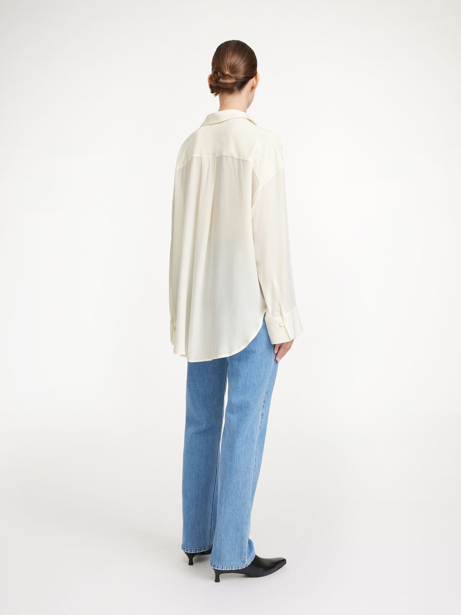 Camicie By Malene Birger Derris Organic Silk Bianche | IT_BB60147