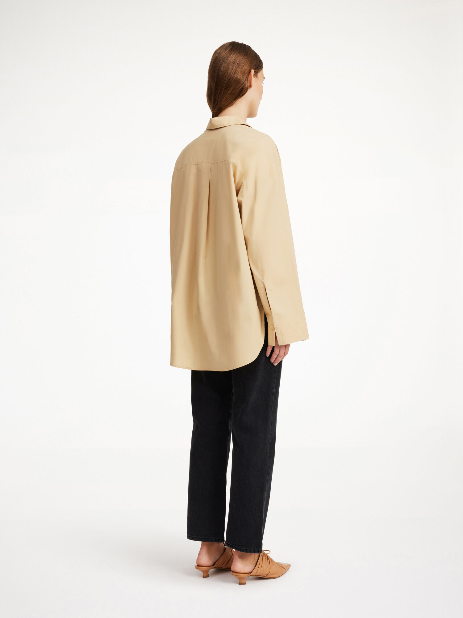 Camicie By Malene Birger Derris Organic Cotton Sabbia Scuro | IT_BB39062