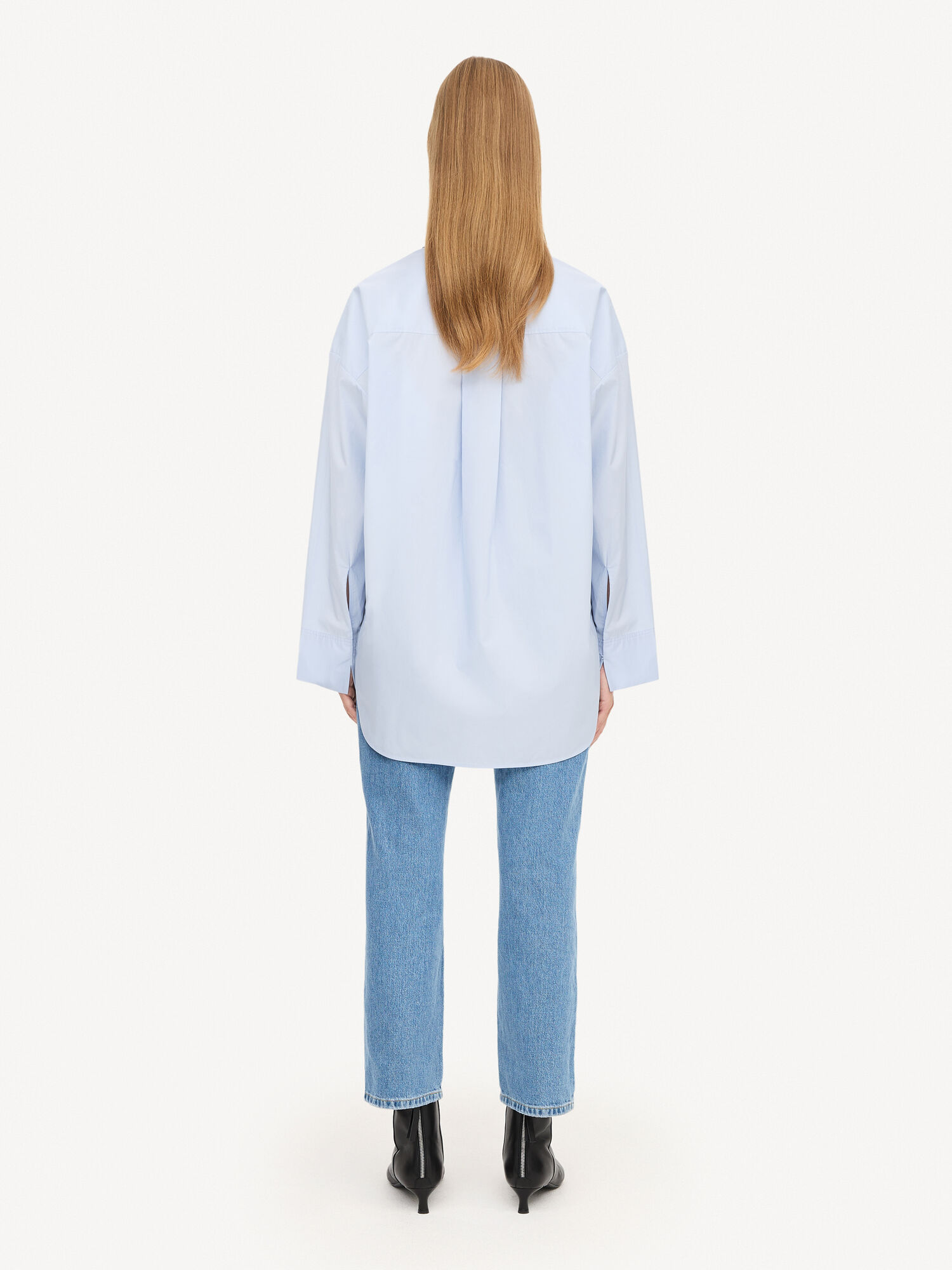 Camicie By Malene Birger Derris Organic Cotton Blu | IT_BB71891