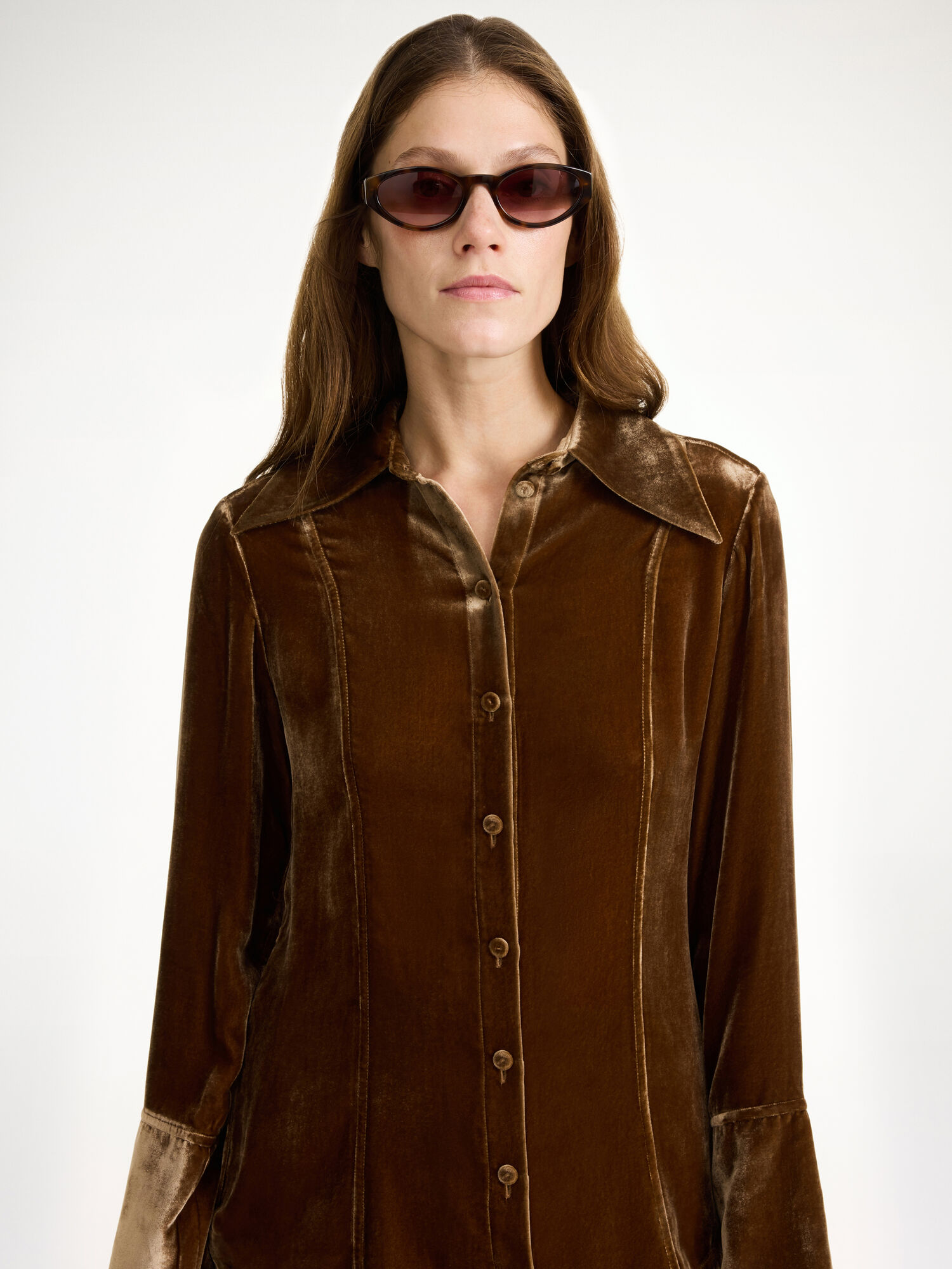 Camicie By Malene Birger Rosiannas Velvet Bison | IT_BB42022