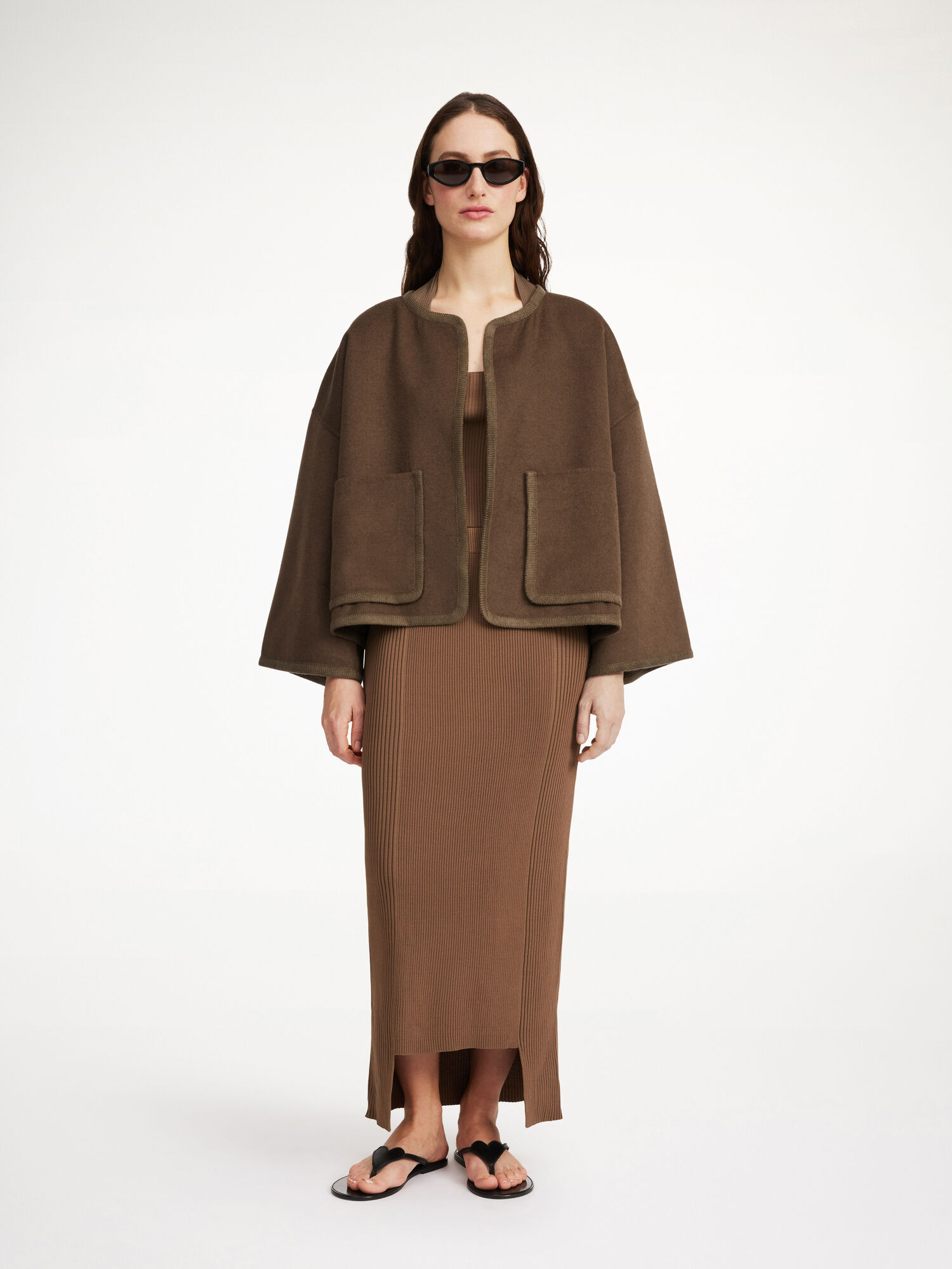 Giacche By Malene Birger Jacquie Wool Shitake | IT_BB88735