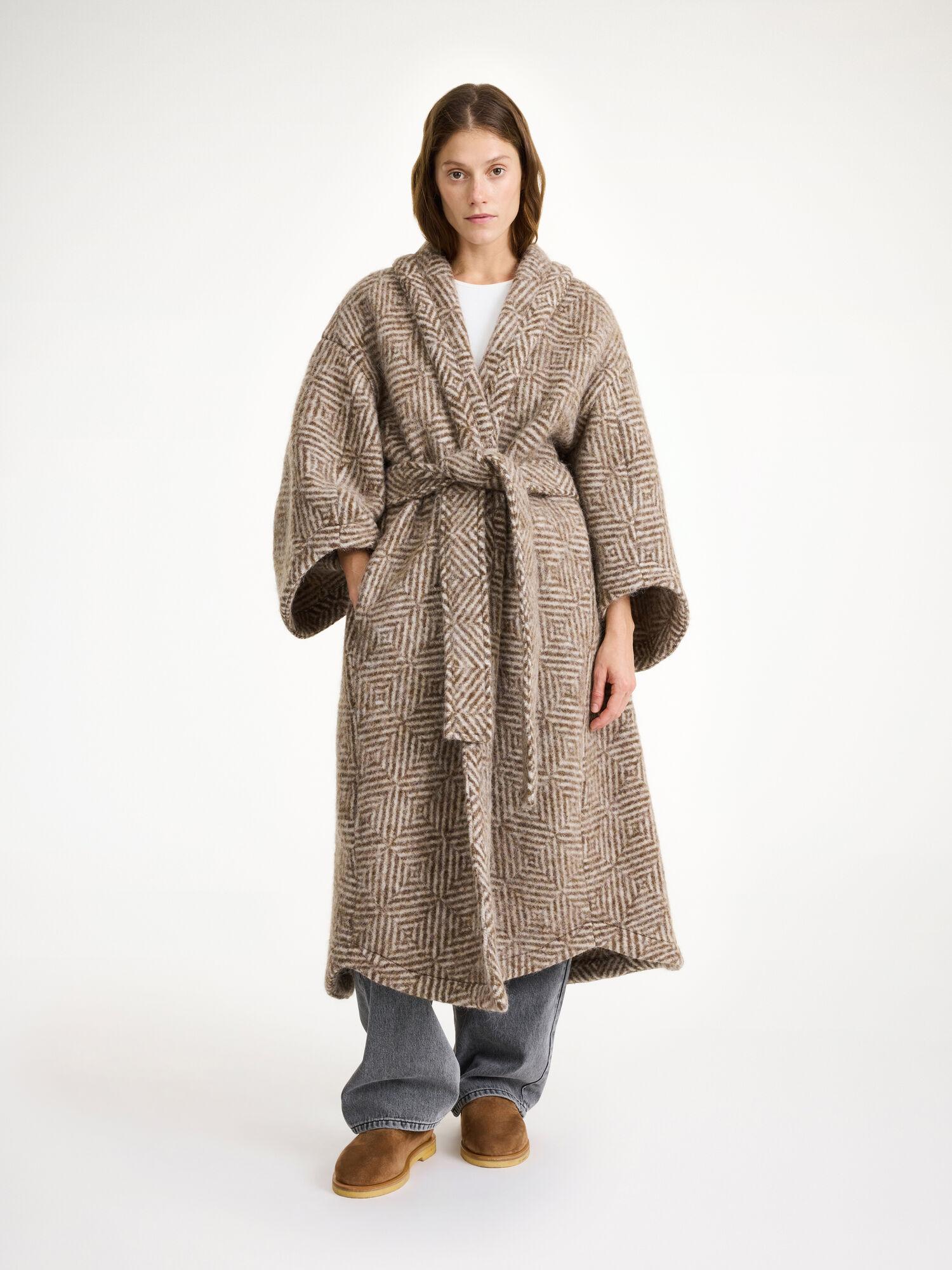 Giacche By Malene Birger Mangia Wool-blend Shitake | IT_BB27403