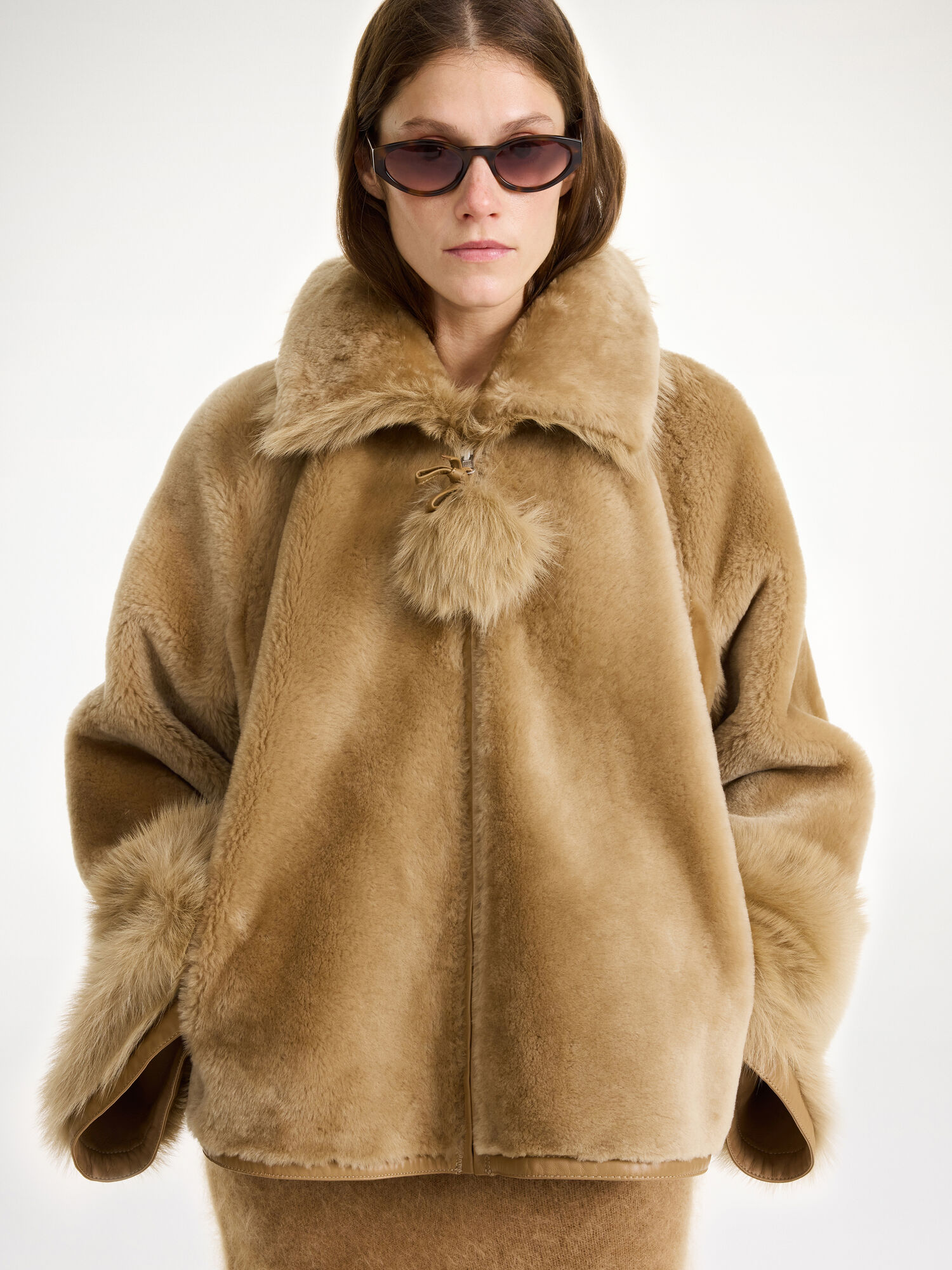 Giacche By Malene Birger Odellies Shearling Tannin | IT_BB57850