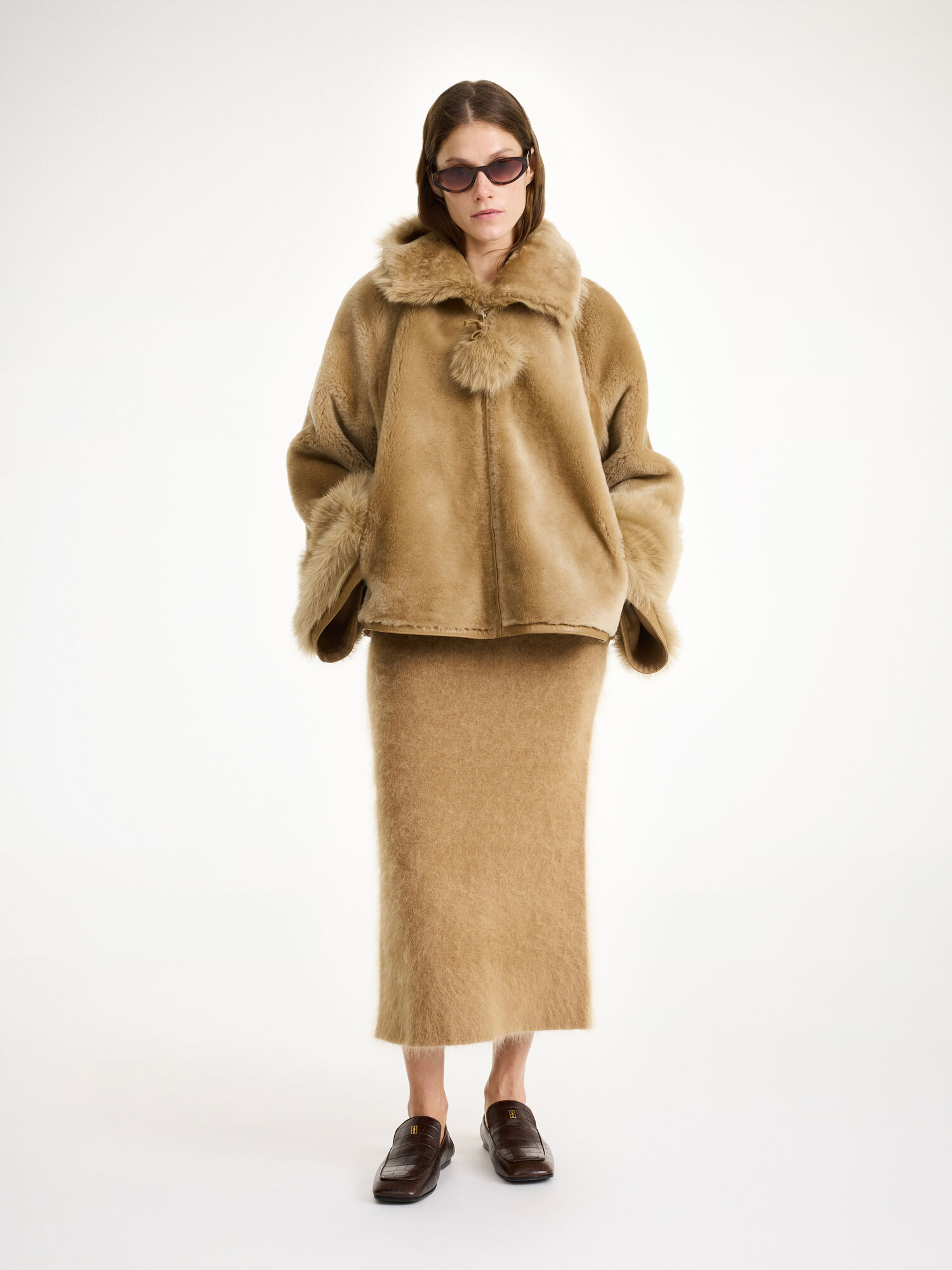 Giacche By Malene Birger Odellies Shearling Tannin | IT_BB57850