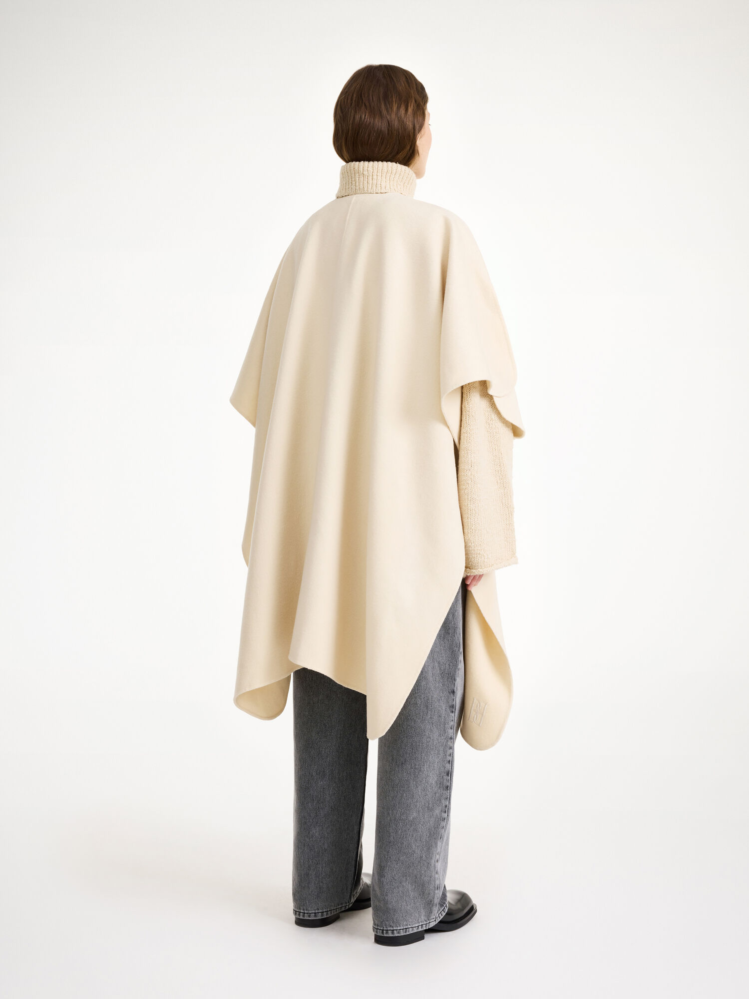 Giacche By Malene Birger Robertas Wool Cape Pearl | IT_BB97800