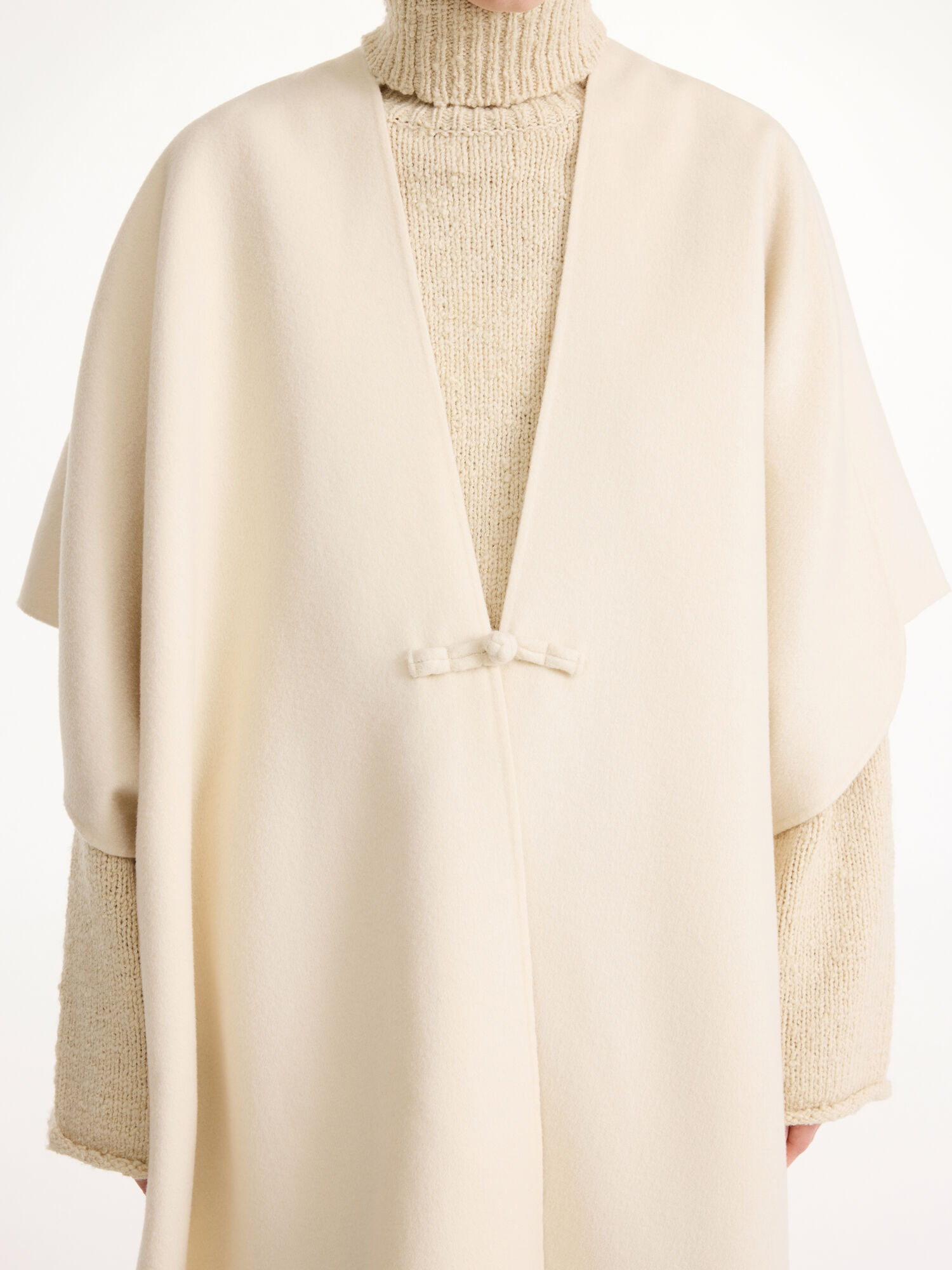 Giacche By Malene Birger Robertas Wool Cape Pearl | IT_BB97800