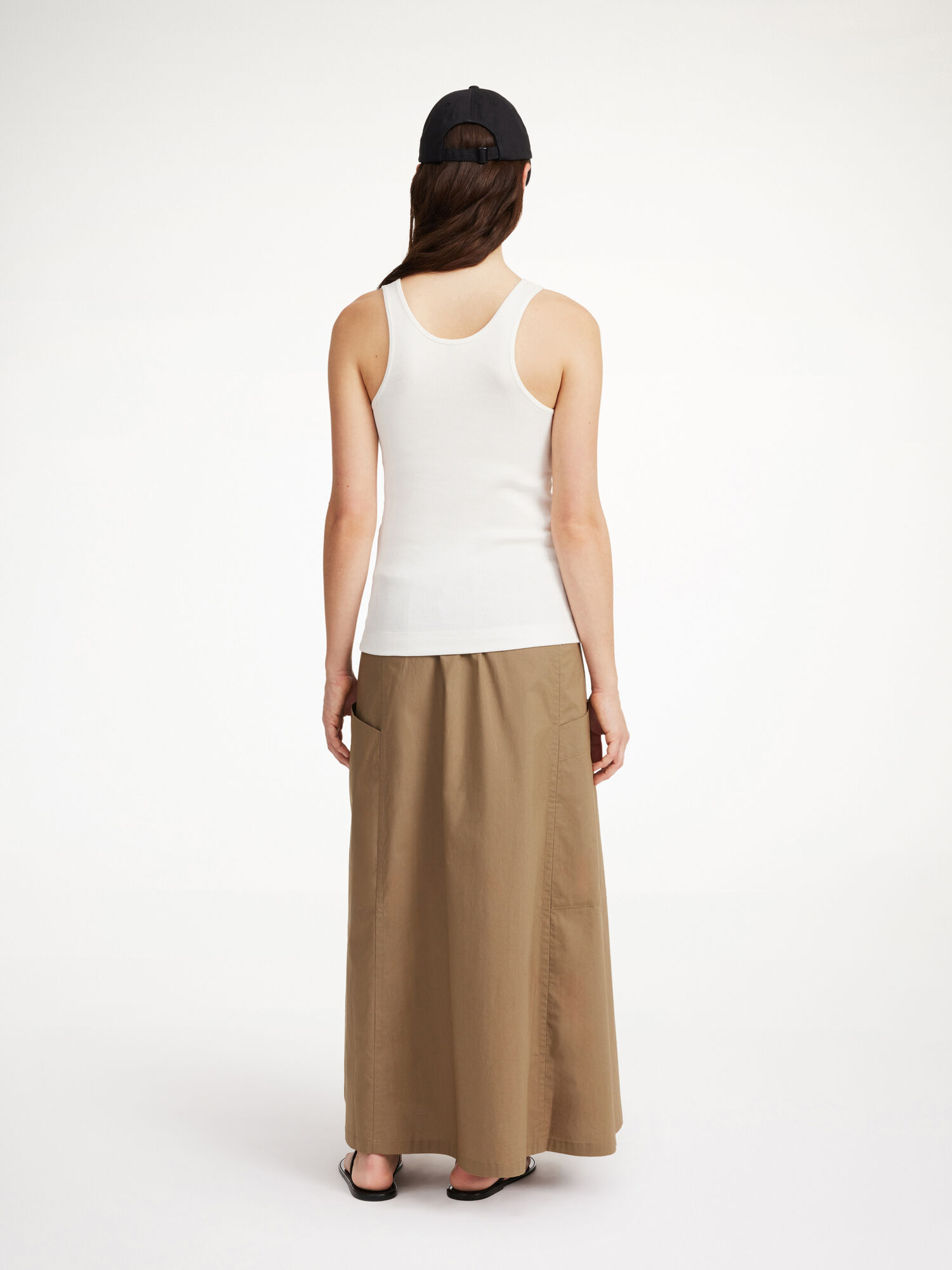 Gonne By Malene Birger Catterine Organic Cotton Maxi Shitake | IT_BB40353