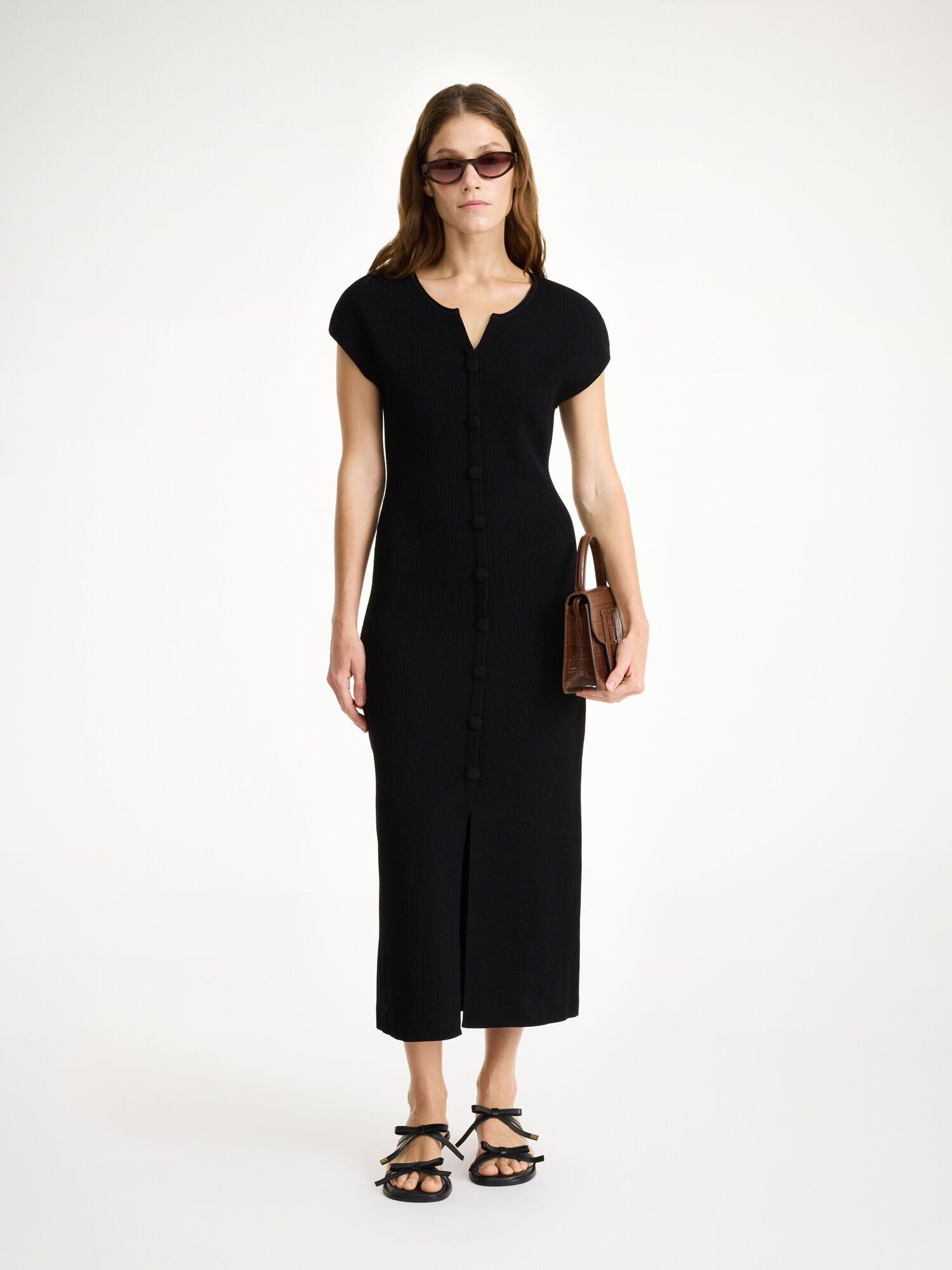 Maglieria By Malene Birger Bielas Maxi Dress Nere | IT_BB69757