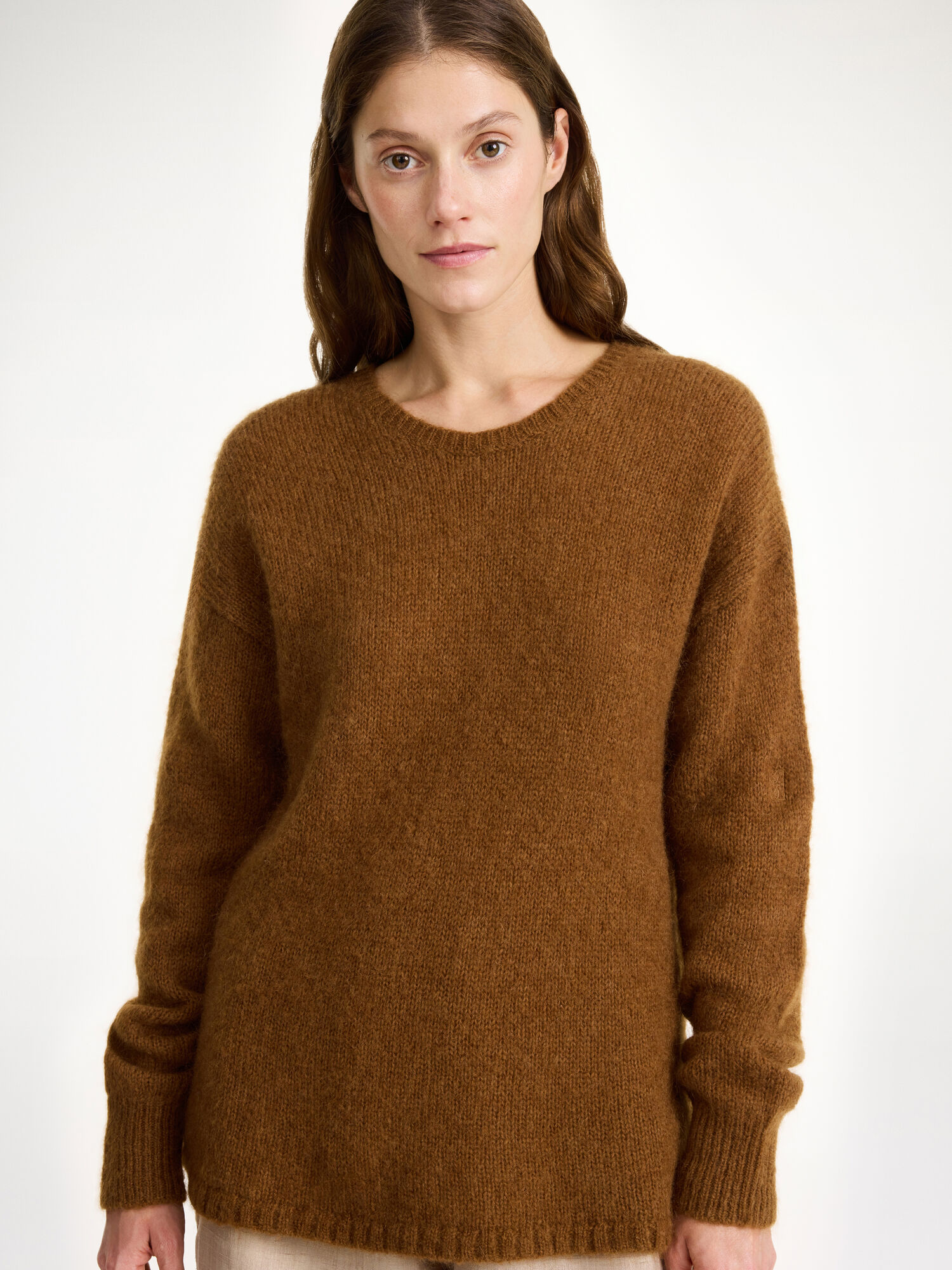 Maglieria By Malene Birger Briella Mohair-blend Sweater Bison | IT_BB77616