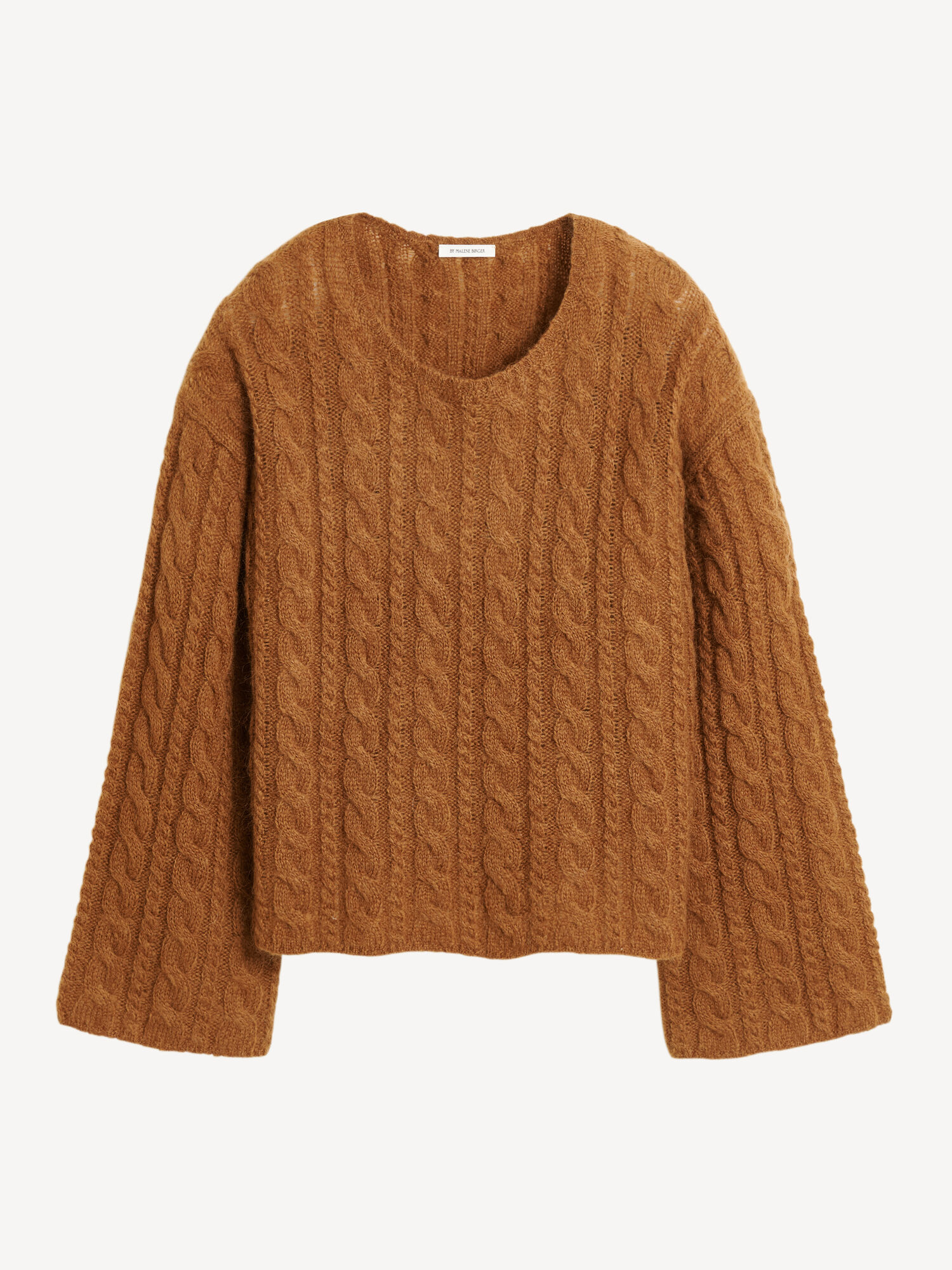 Maglieria By Malene Birger Cierra Cable-knit Sweater Bison | IT_BB99603