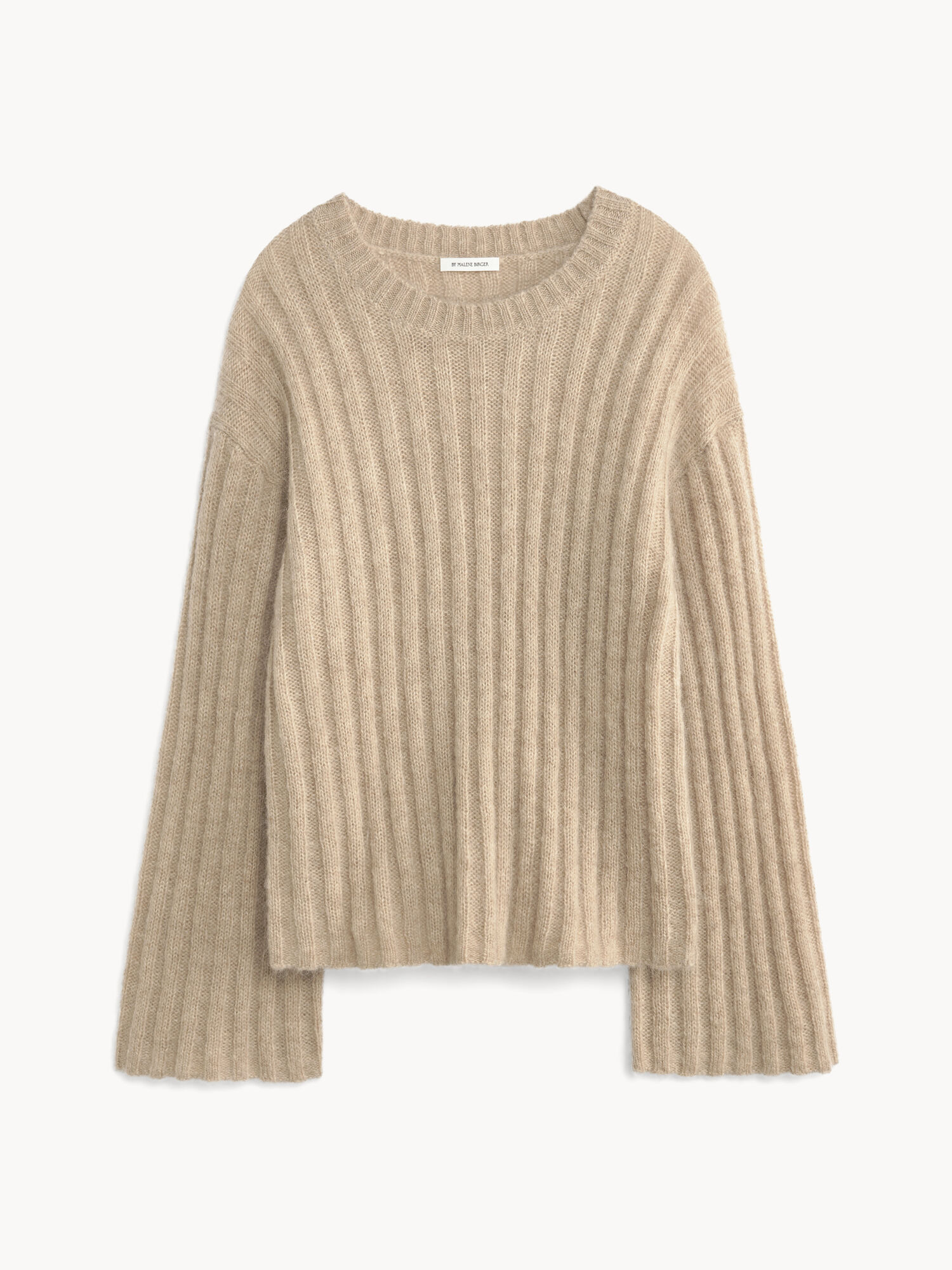 Maglieria By Malene Birger Cierra Ribbed Sweater Beige | IT_BB28401