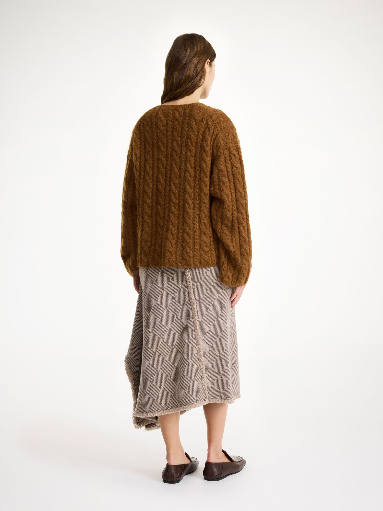 Maglieria By Malene Birger Cimone Cable-knit Sweater Bison | IT_BB32702